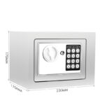 Elektrický trezor - biely (PDQ70759-2) - Image 2