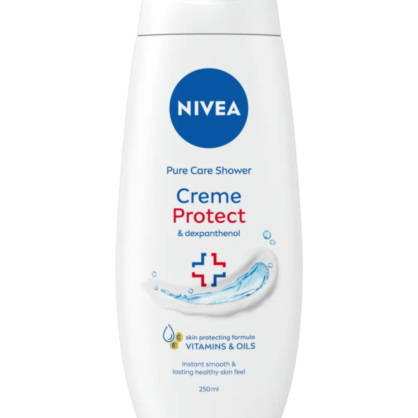 Sprchový gél NIVEA 250 ml Cream Protect&Dexpanthenol