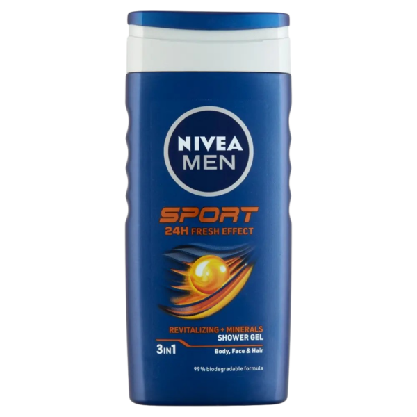NIVEA Pánsky sprchový gél 250ml Sport