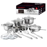 Súprava hrncov z nehrdzavejúcej ocele – PDQ011180