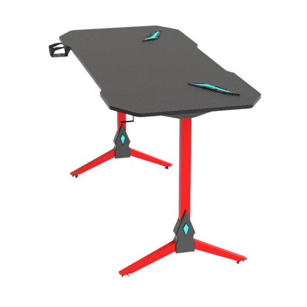 Herný stôl s osvetlením 1406073 – červený