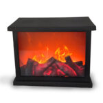 Mini elektrický krb s LED efektom plameňa – PDQ731233 - Image 2